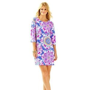 Lilly Pulitzer Play that Trunky music XS elephant bay dress